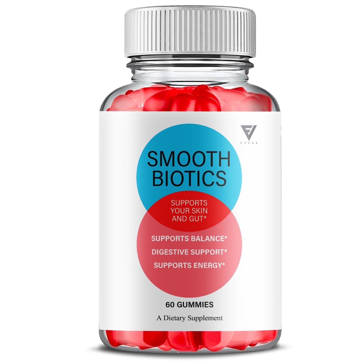 Smooth Biotics Gummies Smoothbiotics Skin & Gut Support (60 Gummies)