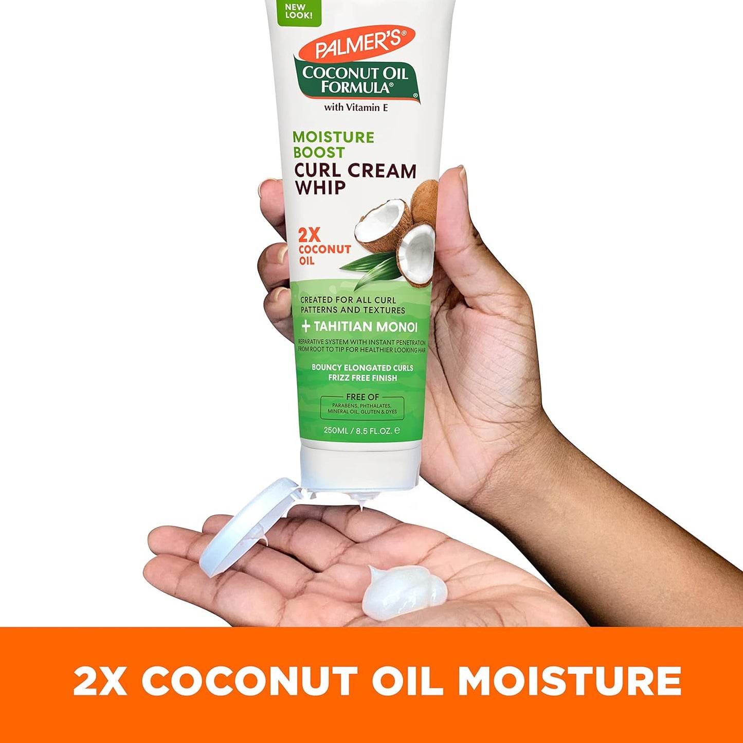Coconut Oil Formula Moisture Boost Curl Whip Cream, 8.5 Oz.