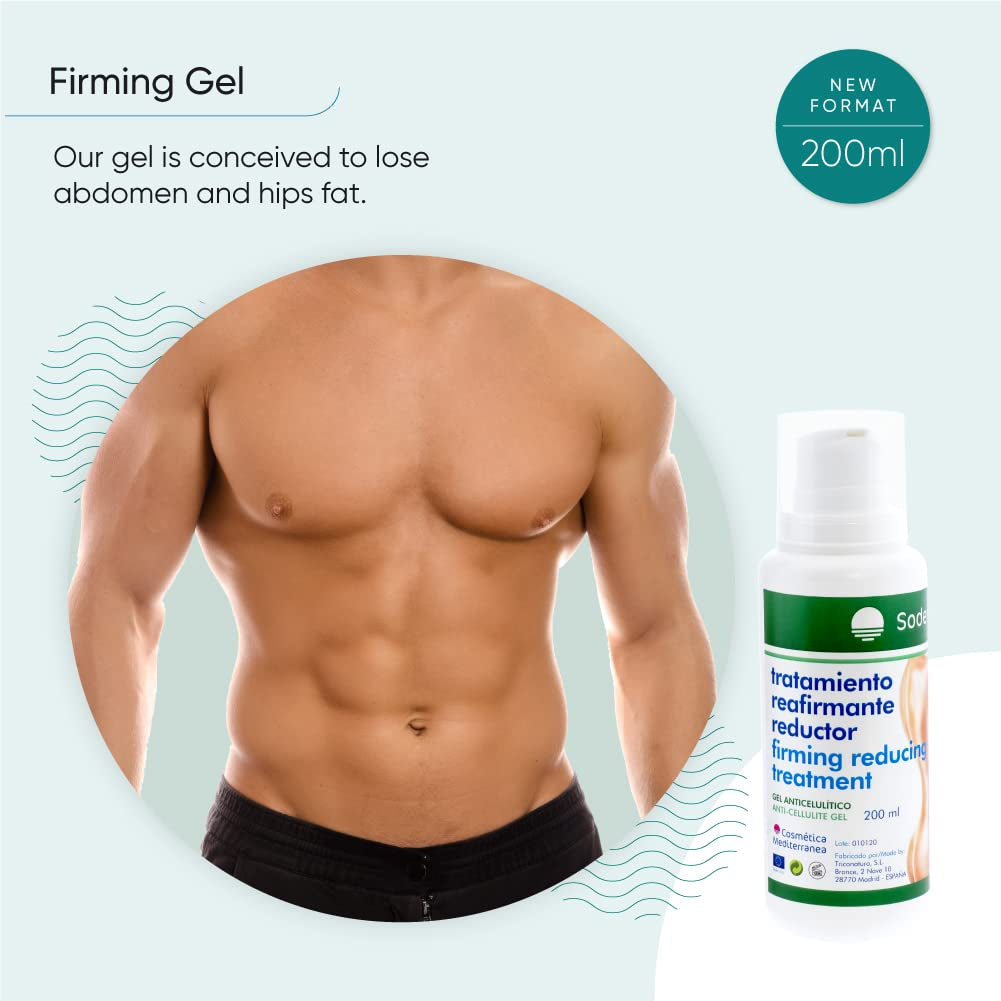 Anti Cellulite Cream | Cellulite Gel Cream Belly Cellulite | Women and Men | Cellulite Cream for Tummy, Hips and Buttocks, Ideal to Use with Cellulite Massage Tools (6,76 Fl Oz)