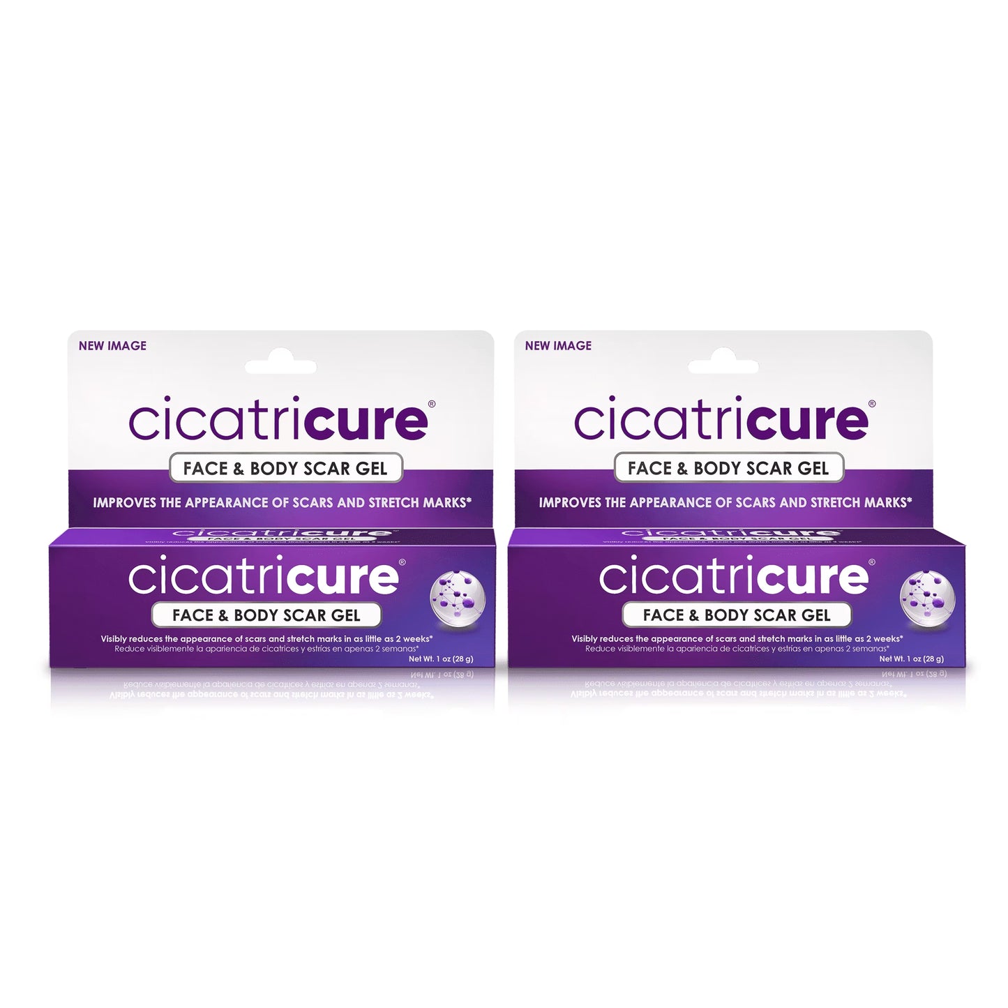 Scar Reducing Cream, Face & Body Scar Gel, 1 Oz (2 Pack)