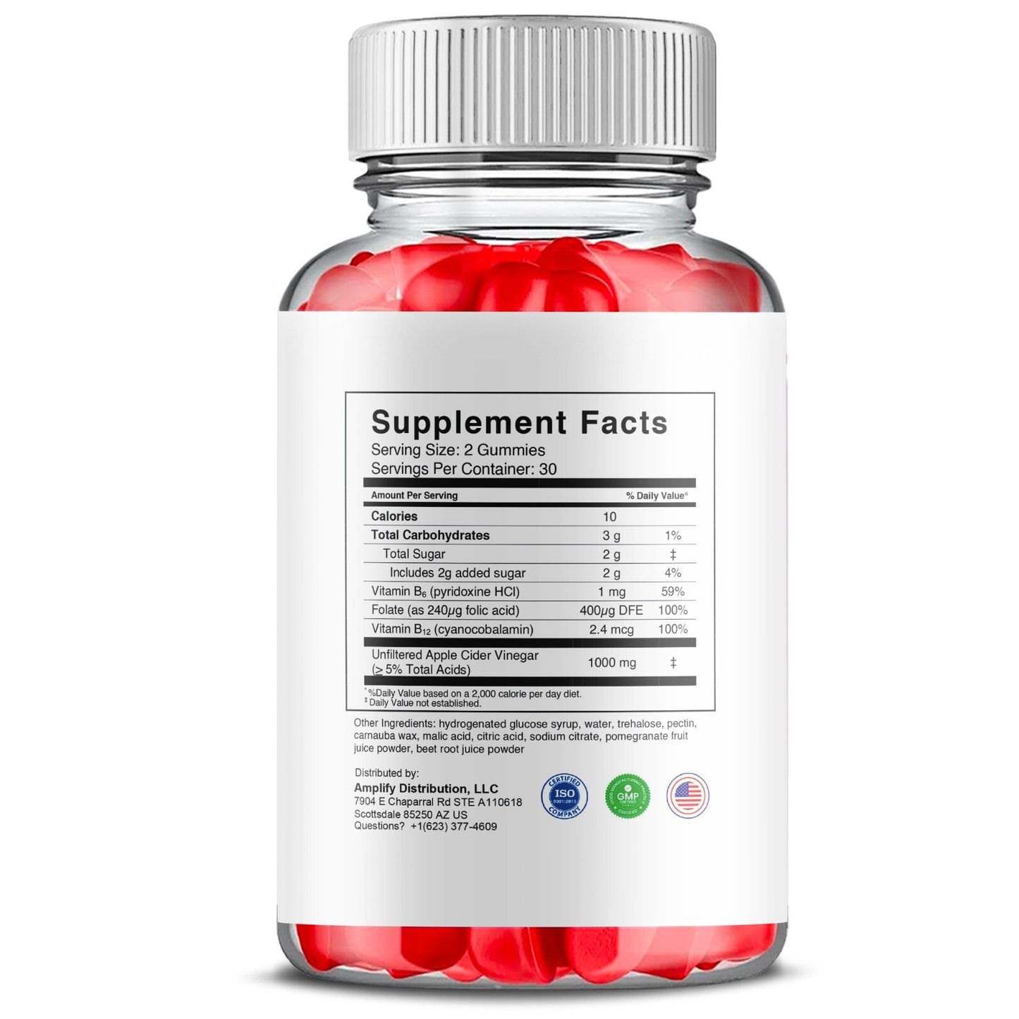 Smooth Biotics Gummies Smoothbiotics Skin & Gut Support (60 Gummies)