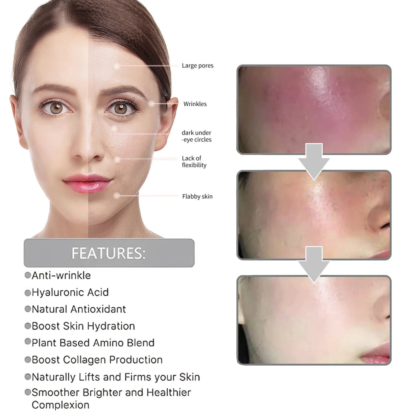 Anti-Aging Vitamin C Essence Smoothing Fine Lines Hydrating and Revitalizing Skin