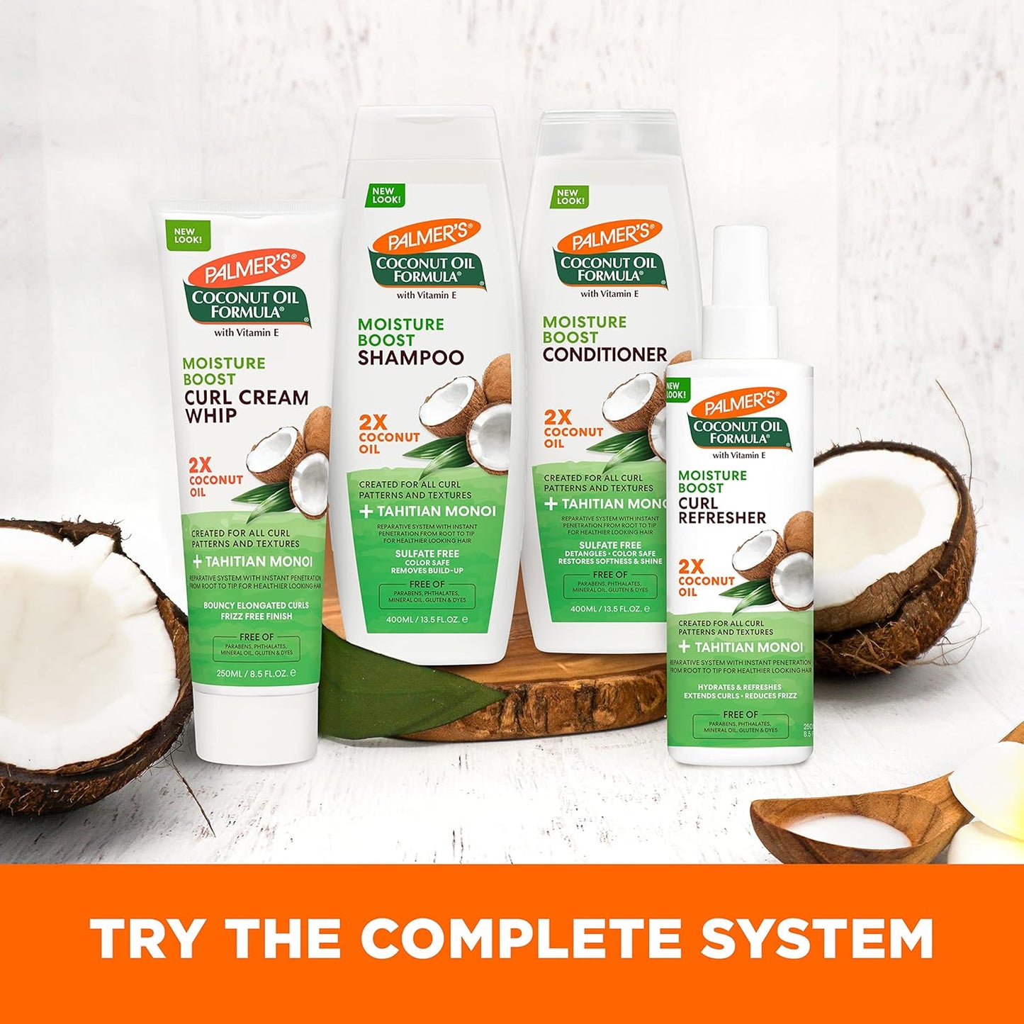 Coconut Oil Formula Moisture Boost Curl Whip Cream, 8.5 Oz.
