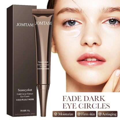 1/2/3Pcs Gold Caviar Eye Cream anti Dark Circle Removal Eyes Bags Moisturizing Firming Eye Creams Eyes Skin Care Products