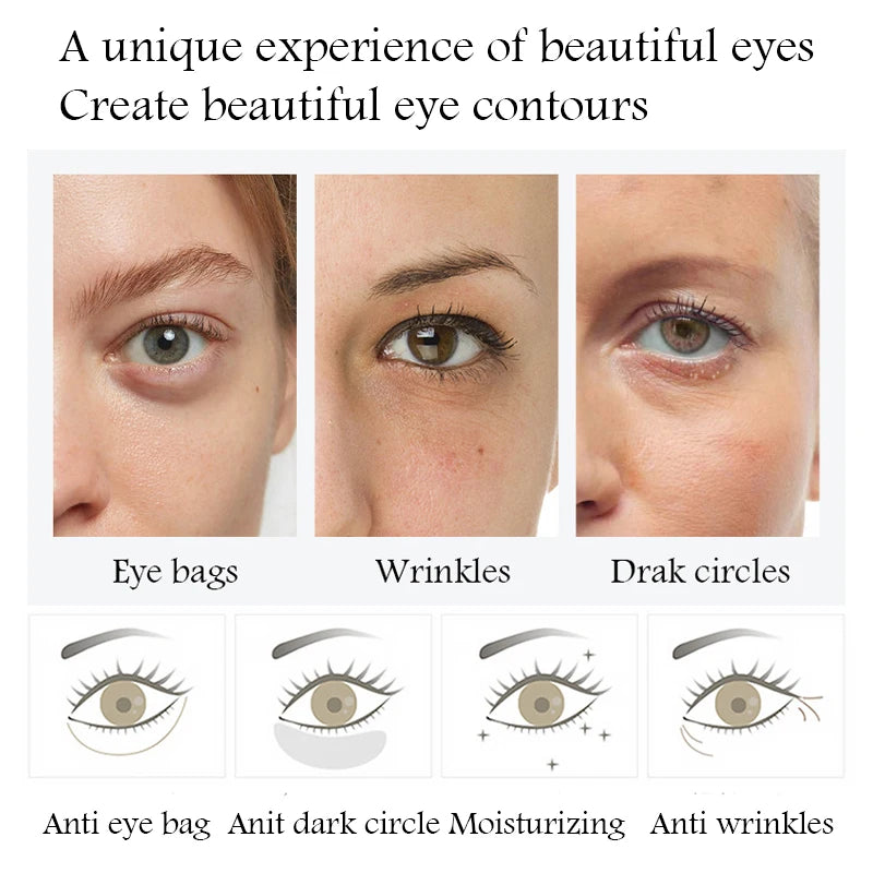1/2/3Pcs Gold Caviar Eye Cream anti Dark Circle Removal Eyes Bags Moisturizing Firming Eye Creams Eyes Skin Care Products