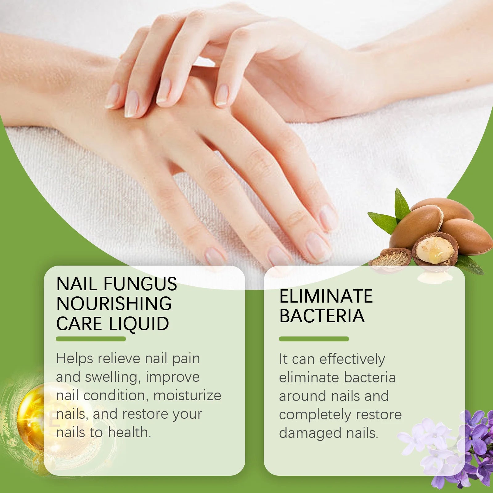 Gentle Nail Hydration Treatment Mild Cleansing