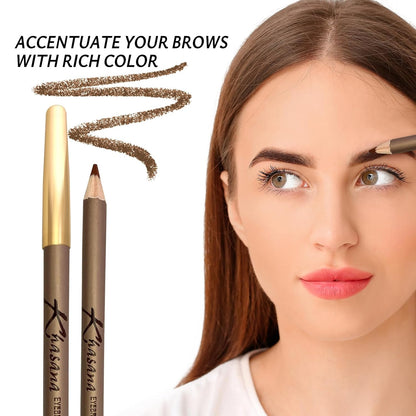 Long-Lasting Waterproof Eyebrow Liner, Makeup Brow Definer Pencil for Perfect Brows, Eye Makeup Smudge-Proof, Longwearing with Smooth Creamy Tip #22 Light Brown