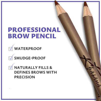 Long-Lasting Waterproof Eyebrow Liner, Makeup Brow Definer Pencil for Perfect Brows, Eye Makeup Smudge-Proof, Longwearing with Smooth Creamy Tip #22 Light Brown
