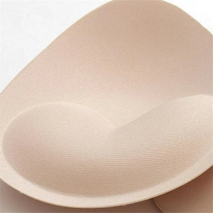 1Pair Thick Sponge Bra Pads for Women Swimsuit Breast Push up Breast Enhancer Removeable Bra Pads Inserts Cups Bra Accessories