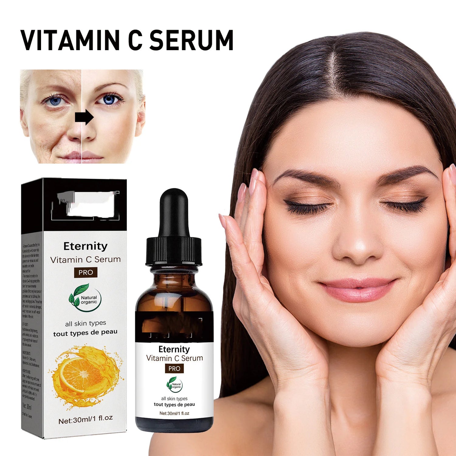 Anti-Aging Vitamin C Essence Smoothing Fine Lines Hydrating and Revitalizing Skin