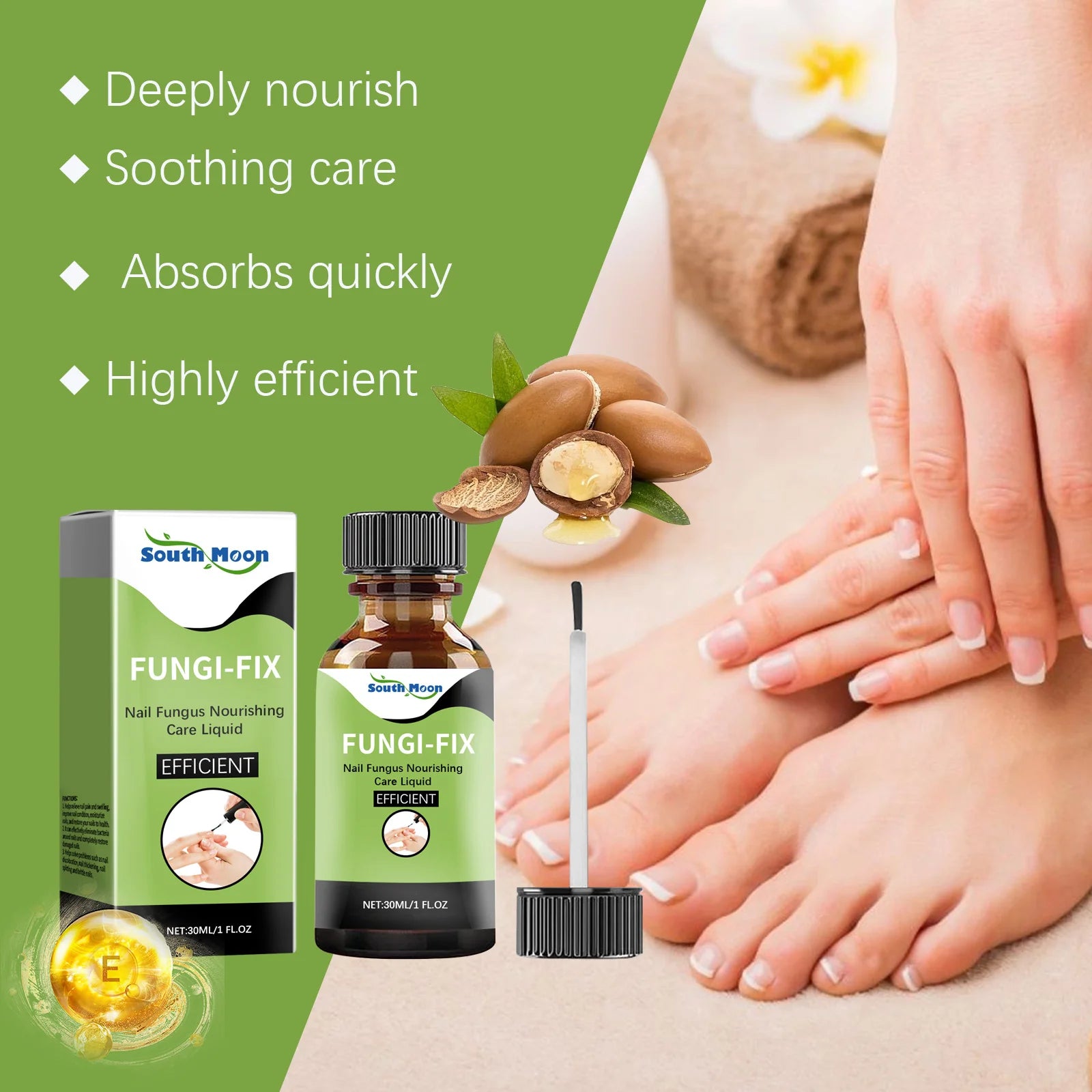 Gentle Nail Hydration Treatment Mild Cleansing