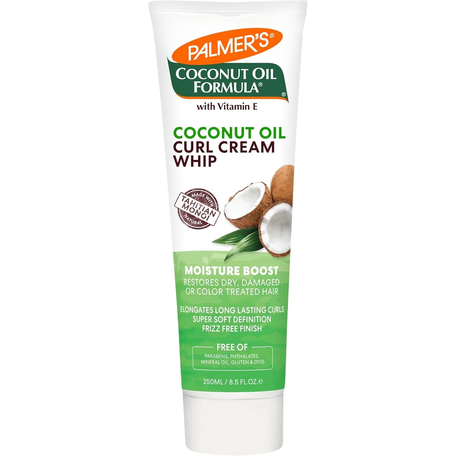 Coconut Oil Formula Moisture Boost Curl Whip Cream, 8.5 Oz.